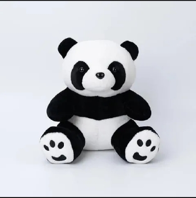 Picture of Cute Panda Soft Toy for Kids – Premium Plush panda Doll – Perfect Gift for Boys & Girls - Wither Black