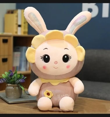 Picture of Cute Soft Toy for Kids – Premium Plush Doll – Perfect Gift for Boys & Girls - Multicolor