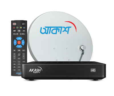 Picture of AKASH HD Connection with 15 Months Standard Pack (incl. 3 Months Free Subscription) 