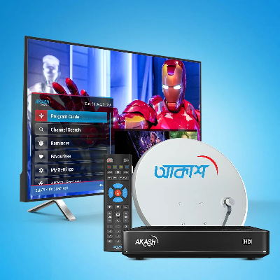 Picture of AKASH HD Connection with 15 Months Standard Pack (incl. 3 Months Free Subscription) 