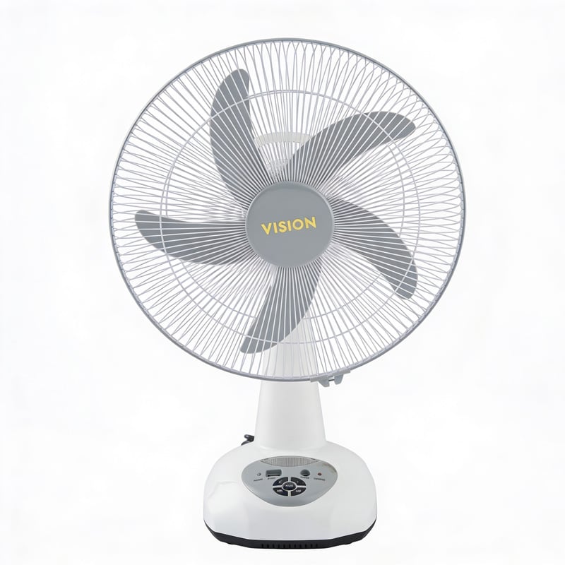Picture of VISION Rechargeable Table Fan-16'' White