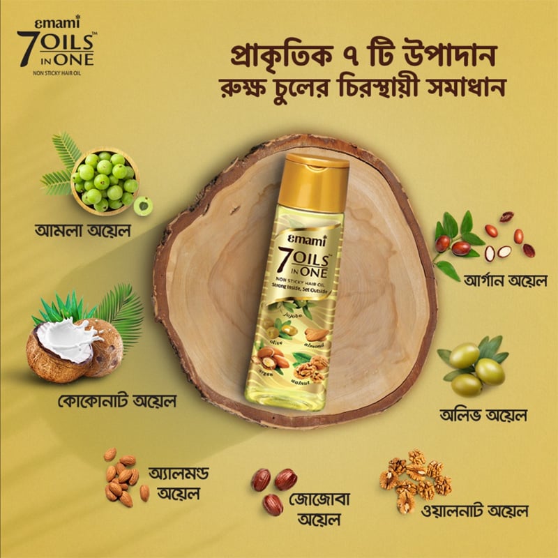 Picture of Emami 7 Oils in One Non Sticky Hair Oil 200ml