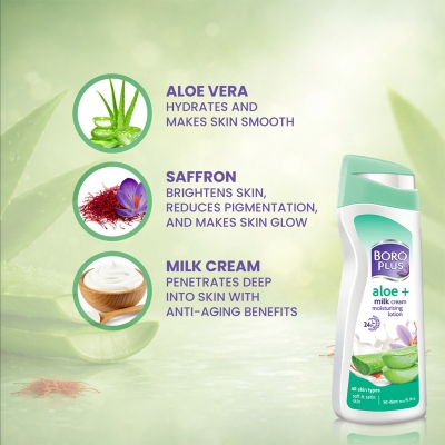 Picture of Boro Plus Aloe Vera Milk Cream Body Lotion 200ml