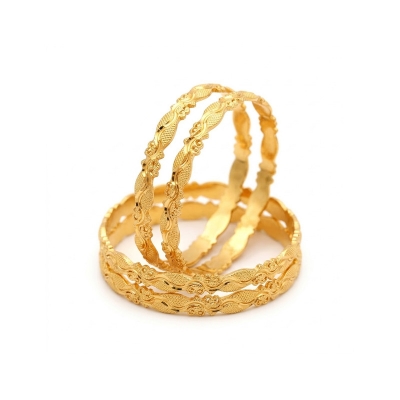 Picture of City Gold/Gold Plated Bangles For Women - 8pieces