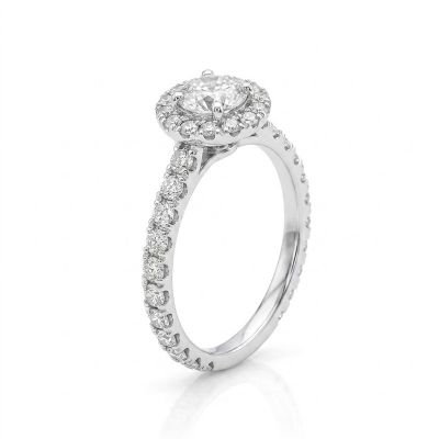 Picture of White Dimond Ring For Girl's or Women