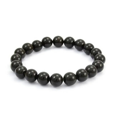 Picture of Lava Rock Stone Bracelet For Men
