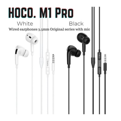 Picture of Wired Earphones 3.5mm “M1 Pro Original Series With Mic -WHITE