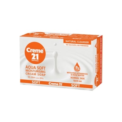 Picture of Cream 21 Aqua Soft Moisturizng Cream Soap: 100gm
