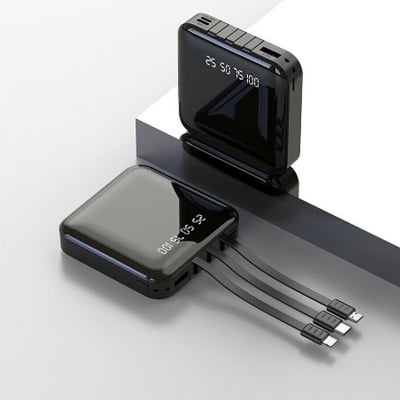 Picture of Power Bank 20000mAh Built-in Connectors for Apple iPhone/iPad, USB, Mini USB and USB-C Ports