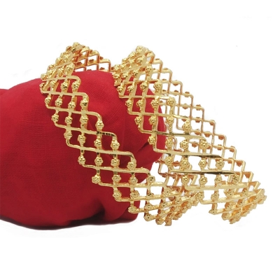 Picture of City Gold/Gold Plated Bangles For Women - 2pieces