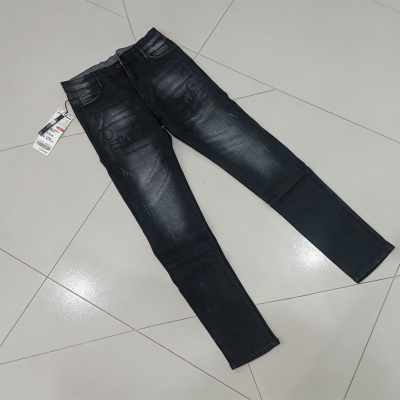 Picture of Black Denim Jeans Pant For Men High Quality Slim Fit Denim Fabrics