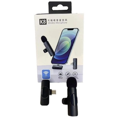 Picture of K8 Wireless Microphone, Plug and Play Lavalier Microphone for Type-C
