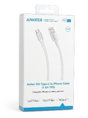Picture of Ankeer brand 322& 323 Type-C to Type-C & iphone cable