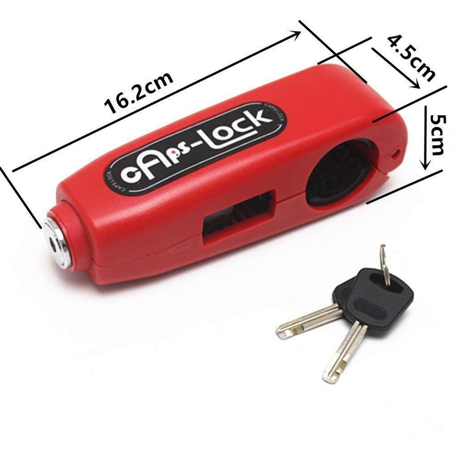 Picture of Bike Brake Lock for Motorcycle and Scooter, Handlebar Brake Lever Lock, Anti-Theft Safety Lock for Two Wheelers.
