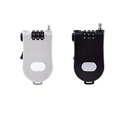 Picture of Anti theft lock,Bike Combination Cable Code Lock Extendable Wire Luggage Bicycle Rock Password 3 Padlock Bike Chain Lock