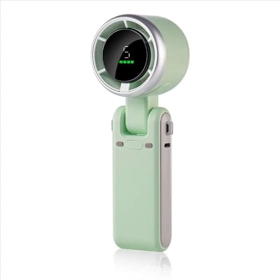 Picture of Portable Handheld Mini Fan, Foldable Powerful Winds Turbo Fan