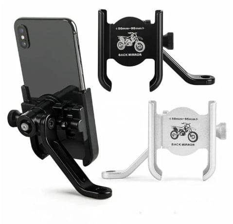 Picture of High Quality Aluminum Alloy Metal bike Motorcycle Mobile Phone Bracket Mobile Phone Holder 03-H1
