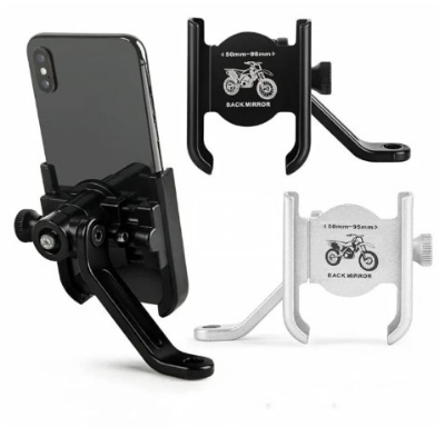 Picture of High Quality Aluminum Alloy Metal bike Motorcycle Mobile Phone Bracket Mobile Phone Holder 03-H1