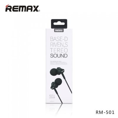 Picture of REMAX RM-501 BASS DRIVEN STEREO WIRED EARPHONE