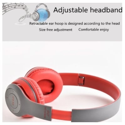 Picture of P47 Wireless Over Ear Headset Noise Cancelling Bluetooth-Compatible 5.0 Gaming Headphone Card Mp3 Player Support Hands-Free