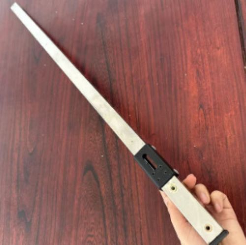 Picture of New most powerful slingshots rifle in the country Stainless Steel Special Pole + Resin Rifle Grip + Zinc Alloy Spreader + 10 Strand SS Bow Head + 6 strand powerful Rubber + Red Small Laser + Aluminum Mount very powerful (Ready) (Stainless Steel)