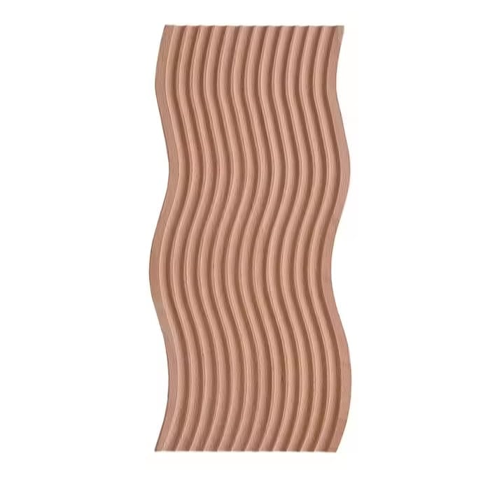 Picture of 01 pcs Colourful Gypsum tall zigzag tray for home decor White