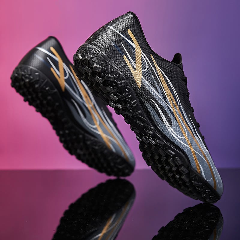 Picture of Football boots shoes youth football club training sports football boot shoes (Black,EU:38)