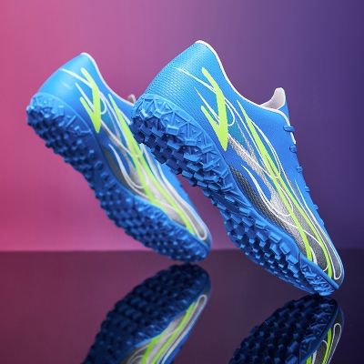 Picture of Football boots shoes youth football club training sports football boot shoes (Blue,EU:38)