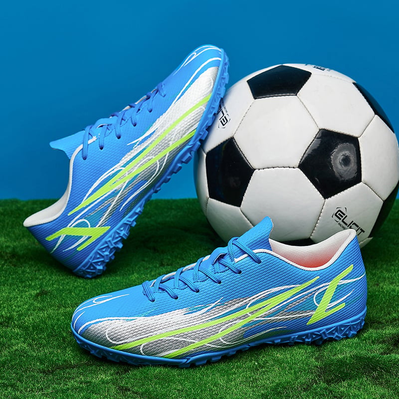 Picture of Football boots shoes youth football club training sports football boot shoes (Blue,EU:38)