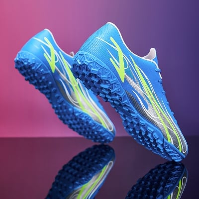 Picture of Football boots shoes youth football club training sports football boot shoes (Blue,EU:39)