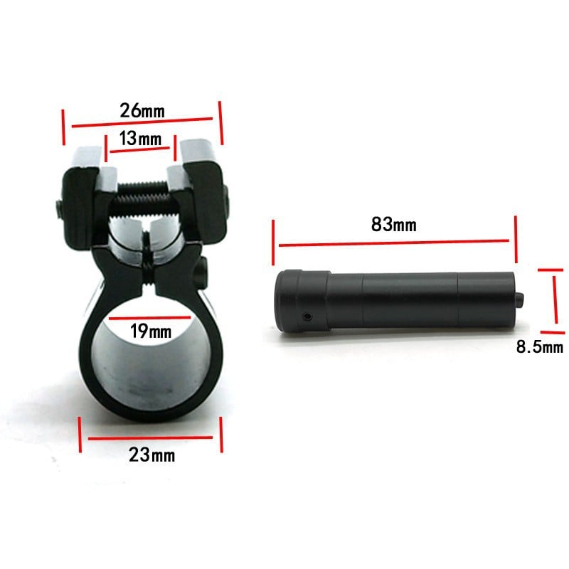 Picture of Red high beam laser infrared laser aiming light metal catapult accessories (Black)