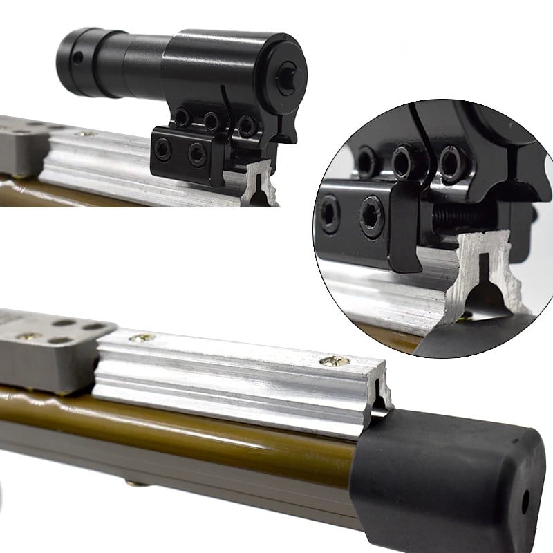 Picture of Aluminum Mount Bracket Aiming Scope Owl Scope Base Rail Clamp (Screw Set Free) (Silver)