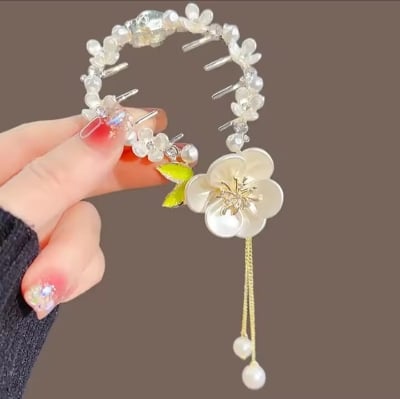 Picture of Colourful Rinestone hair clips for women & girls _ 007 Gold
