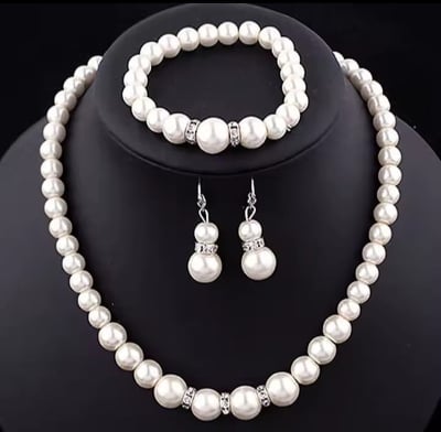 Picture of Chain Set for Women _003 White