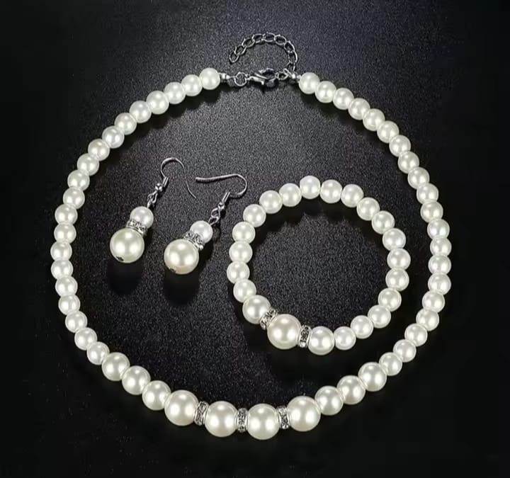 Picture of Chain Set for Women _003 White