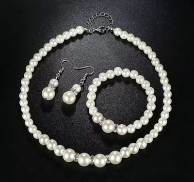 Picture of Chain Set for Women _003 White