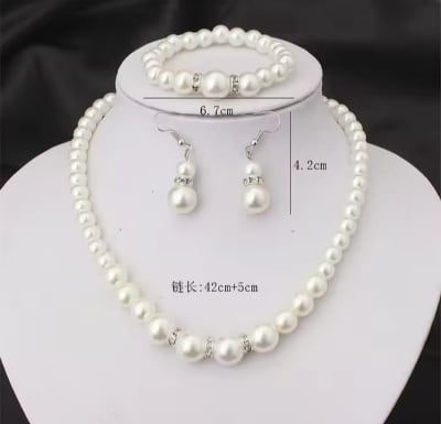 Picture of Chain Set for Women _003 White