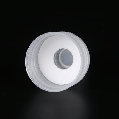 Picture of Bottle Cap PP plastic white Oil, Ink, Perfume, ESD Safe Dispenser Bottle Needle Tip for PCB Flux, Alcohol, and Liquid Control dispensing cap 20 pcs (Black)