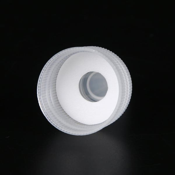 Picture of Bottle Cap PP plastic white Oil, Ink, Perfume, ESD Safe Dispenser Bottle Needle Tip for PCB Flux, Alcohol, and Liquid Control dispensing cap 20 pcs (White)