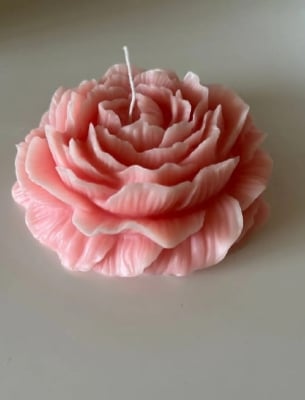 Picture of Peony Flower  Scented Candle for home decore Multicolor