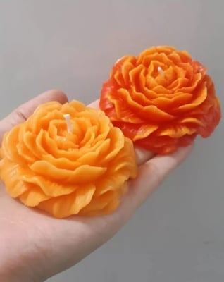 Picture of Peony Flower  Scented Candle for home decore Multicolor