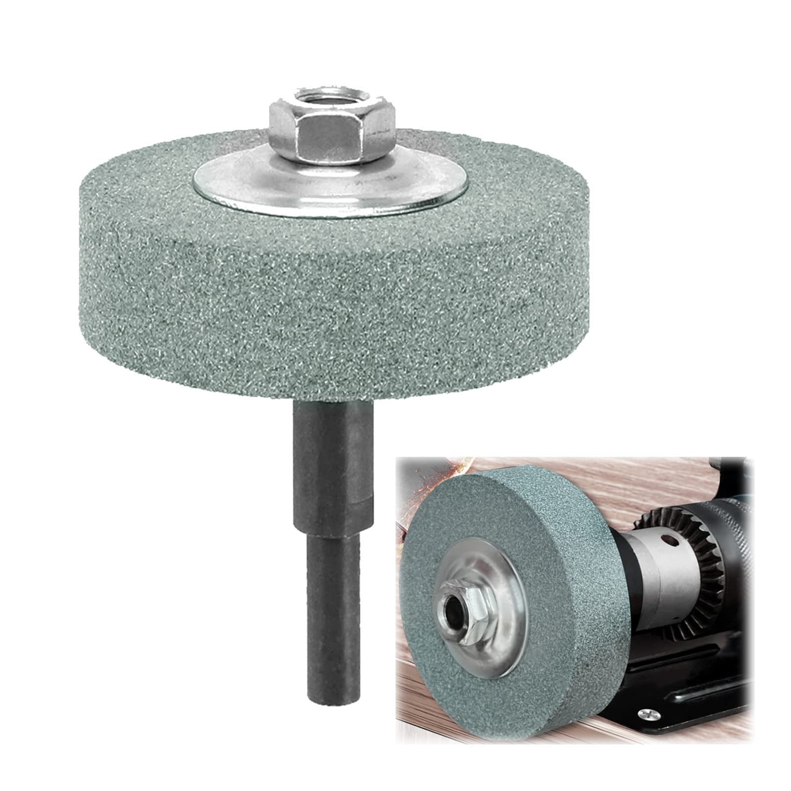 Picture of Grinding Wheel Stone Household Small Electric Grinding Polishing and Polishing Drilling Machine Stone (Green)