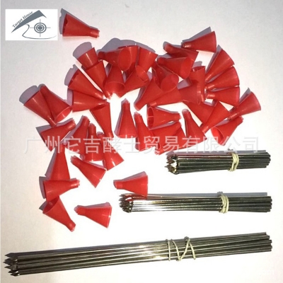 Picture of 0.50 and 0.40 caliber special blowing needle dart long, medium and short (L .50cal 10 Pcs)