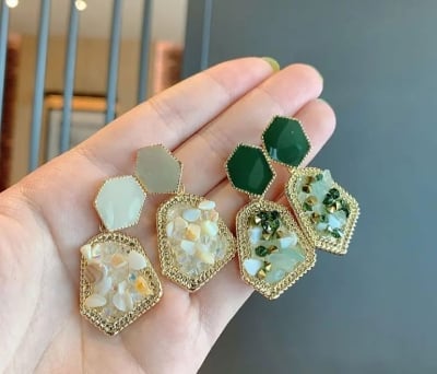 Picture of Multi Colour Stone Zircon Ear ring for Women