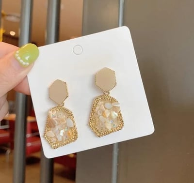 Picture of Multi Colour Stone Zircon Ear ring for Women