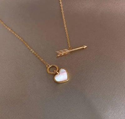 Picture of Heart shape Chain for Women Gold