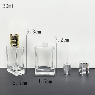 Picture of Perfume Bottle Empty perfume atomizer crystal glass bottle nice cap very good atomizer for perfumers individual (30ml)
