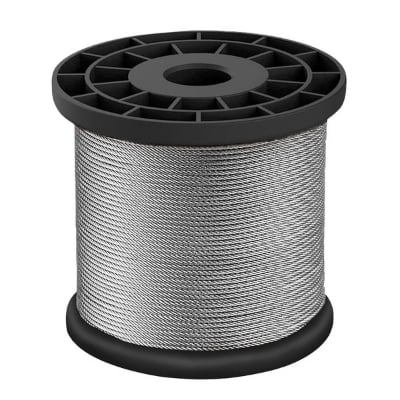 Picture of Stainless Steel Wire Rope Soft Lifting Fence SS Wire Rope SS Rope SS Cable 3 Feet (1 Meter) (1.5 mm)