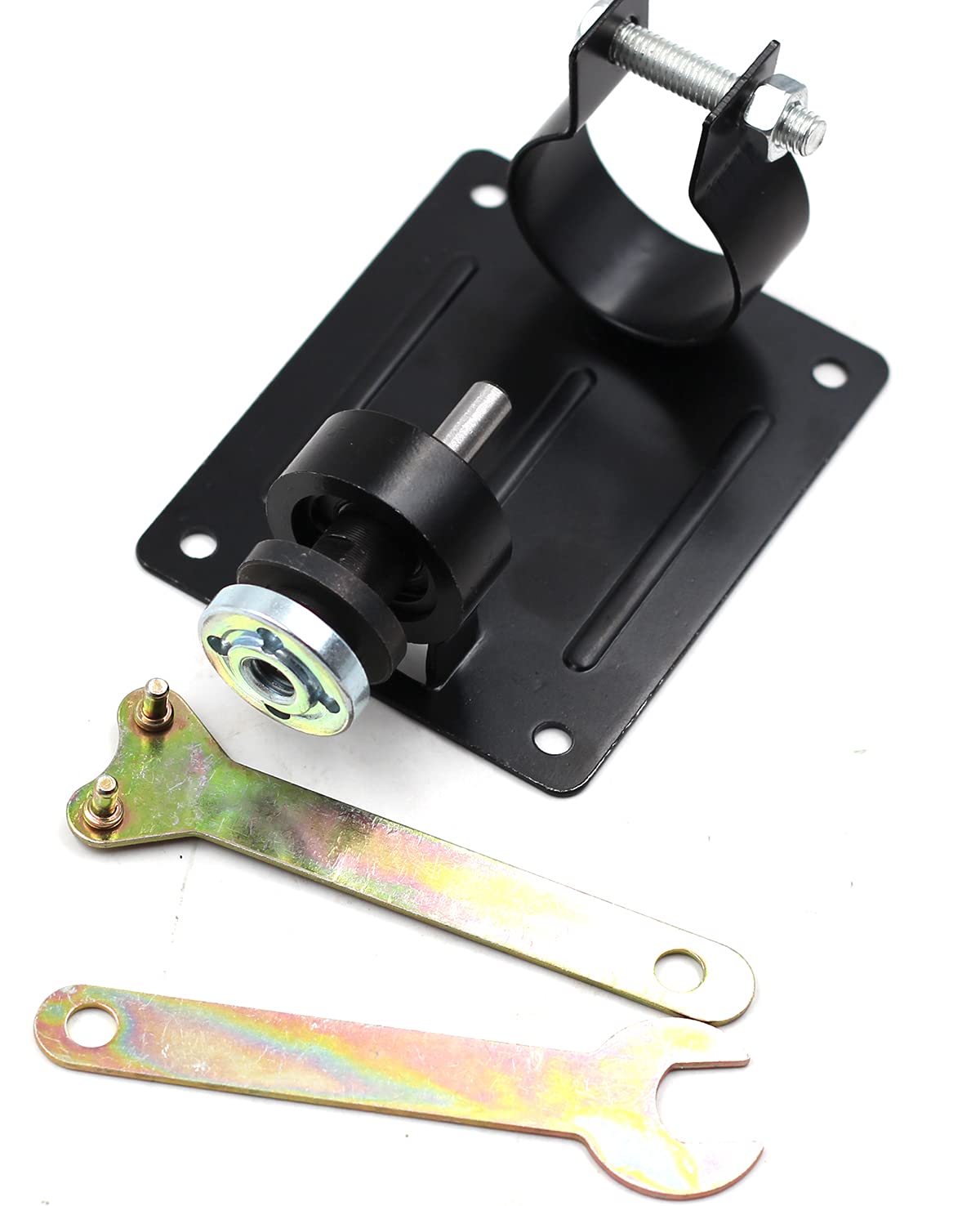 Picture of Cutting machine bracket for hand drill machine, usable for cutting blades and grinding discs, etc. (Black)