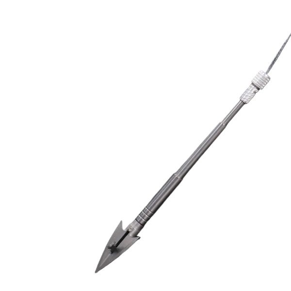 Picture of Stainless Steel Fishing Thorn Dart three edge fishing dart heavy blade shallow water big fish lake fishing single barbed slingshots dart (Stainless Steel)